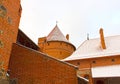 Trakai Castle in winter Royalty Free Stock Photo