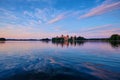 Trakai Island Castle in lake Galve, Lithuania