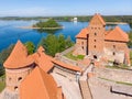 Trakai Island Castle. Lithuania Royalty Free Stock Photo