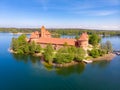 Trakai Island Castle. Lithuania Royalty Free Stock Photo