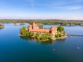 Trakai Island Castle. Lithuania Royalty Free Stock Photo