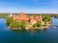 Trakai Island Castle. Lithuania Royalty Free Stock Photo