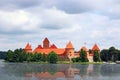 Trakai island castle, Lithuania Royalty Free Stock Photo