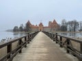 Trakai, Lithuania, March 2023:Â Trakai Island Castle