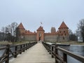 Trakai, Lithuania, March 2023:Â Trakai Island Castle