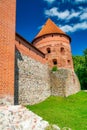 Trakai Medieval gothic Island castle in Galve lake - Lithuania