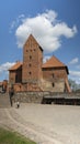 Trakai Medieval Gothic Island Castle, Located in Galve Lake.