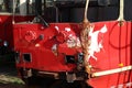 Tram accident damage