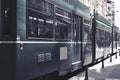 Tram in the city of Sofia. Bulgaria Royalty Free Stock Photo