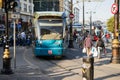 Tram in downtown in Istanbul