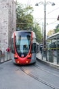 Tram in downtown in Istanbul