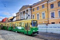 Tram at Helsinki Senate Square