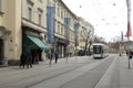 Tram by Herrengasse street