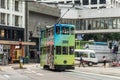 Tram in Hong Kong Island Royalty Free Stock Photo