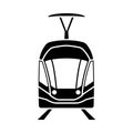Tram Icon Front View