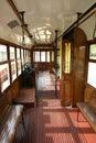 Tram inside Royalty Free Stock Photo