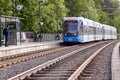 Tram at Linde tram stop