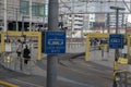 Tram Line Inside Victoria Station Manchester England 2019