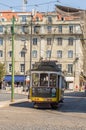 Tram in Lisbon Royalty Free Stock Photo