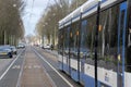 Tram 19 Passing By At Amsterdam The Netherlands 5-2-2022