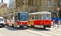 Tram, Prague, Czech Republic Royalty Free Stock Photo