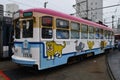 Tram presented to Hiroshima City by the City of Hannover, Germany