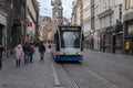 Tram 14 At The Reguliersbreestraat At Amsterdam The Netherlands 11-2-2020 Royalty Free Stock Photo
