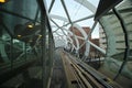 Tram station Beatrixpark in The Hague with the nickname fishnet stockings due to its shape of viaduct