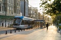 Tram station in downtown in Istanbul