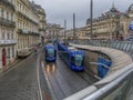 Tram station, Montpellier, France