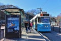 Tram stop in Gothenburg