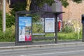 Tram Stop Middenweg Street At Amsterdam The Netherlands 27-6-2021