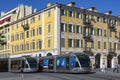 Tram System in the City of Nice - South of France Royalty Free Stock Photo