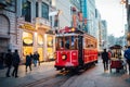 The tram of Taksim, Istanbul