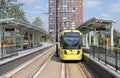 Tram at Terminus Royalty Free Stock Photo