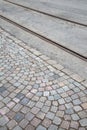 Tram Track and Cobble Stones, Malmo