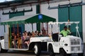 Tram Train taking Cruise Passengers from the Cruise Terminal to Town in Mazatlan, Mexico