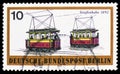 Tram 1890, Transportation in Berlin: Rail rolling stock serie, circa 1971