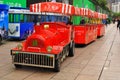 Panorama of the famous Nanjing Road in Shanghai China.