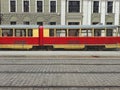 A historic streetcar in Wroclaw