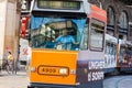 Tramcar in Milan Royalty Free Stock Photo