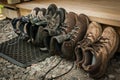 Tramping boots Royalty Free Stock Photo