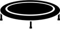 Trampoline icon Royalty Free Stock Photo