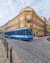 Trams and architecture in Krakow