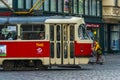 Trams in Prague Royalty Free Stock Photo