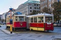 Trams in Prague Royalty Free Stock Photo