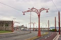 TramTram tracks near the coast of the city of Coruna, Galicia, Spain. 2009-06-28