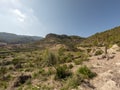 Tramuntana mountain range landscape , Mallorca, or Majorca, Balearic Islands, Spain, Europe Royalty Free Stock Photo