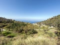 Tramuntana mountain range landscape , Mallorca, or Majorca, Balearic Islands, Spain, Europe Royalty Free Stock Photo