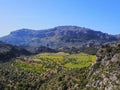 Tramuntana Mountains Range on Majorca Royalty Free Stock Photo